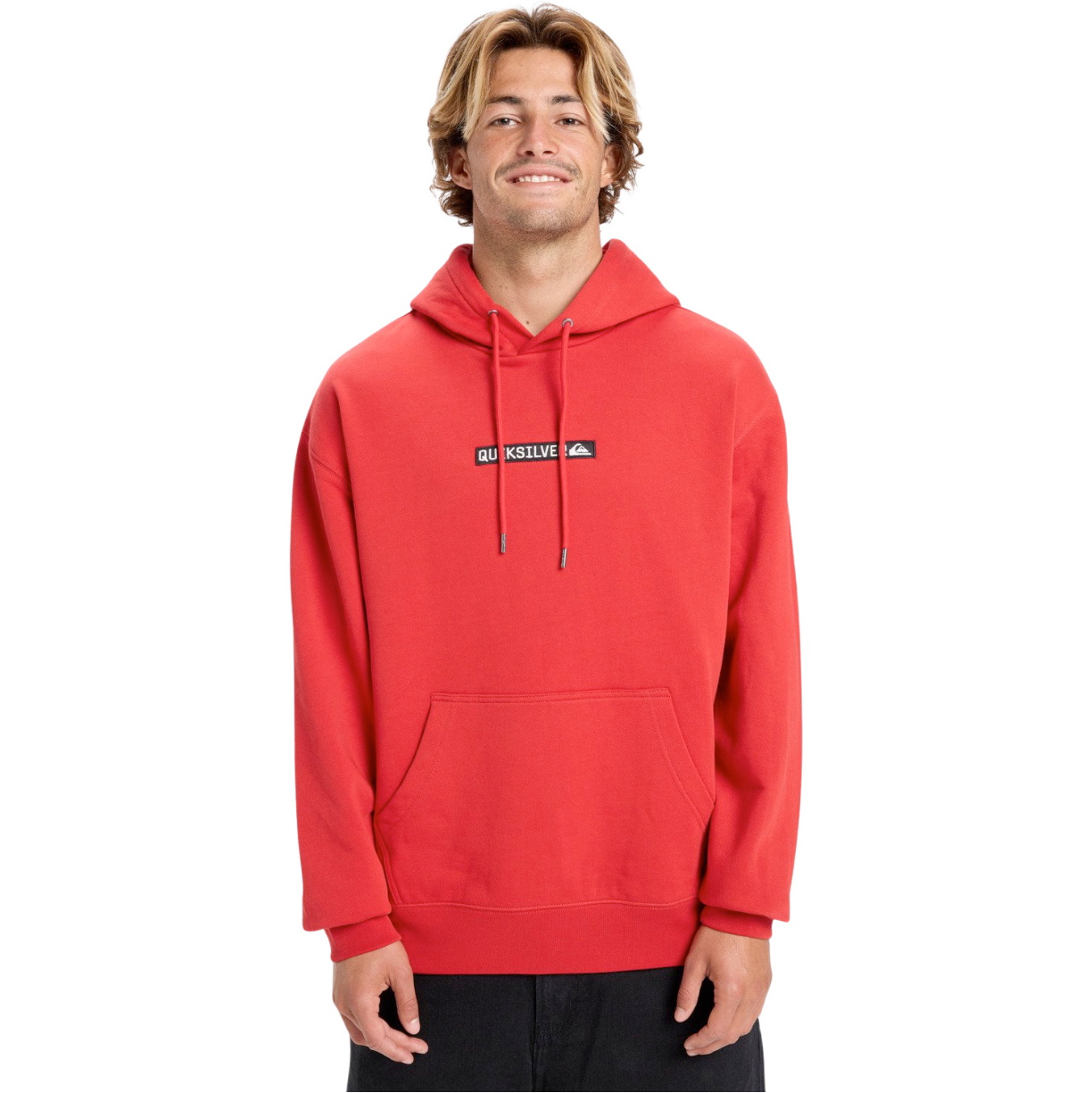 2026 Quiksilver Mens Dna Hoodie EQYFT05121 - Salsa